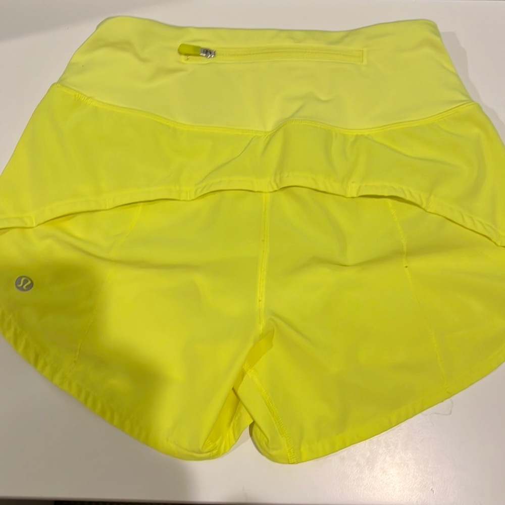 lululemon HR 4 inch speed up shorts